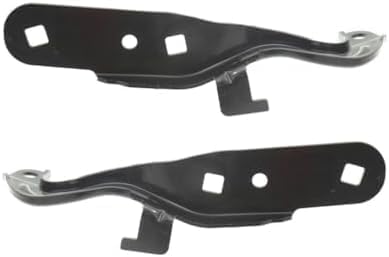 Set of 2 Front Hood Hinge Upper Steel Left Driver & Right Passenger Side Direct Replacement Compatible with 2010-2017 Chevrolet Equinox/Terrain GM1236155 GM1236154