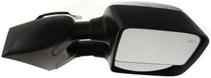 Set Of 2 Front Power Mirror Manual Folding Heated Chrome Plastic Left Driver & Right Passenger Side Direct Replacement Compatible With 2004-2005 Nissan Titan SE NI1321202 NI1320202