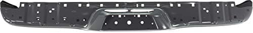Rear Step Bumper Face Bar Painted Black Steel Direct Replacement Compatible With 2000-2006 Toyota Tundra TO1102230 521510C011