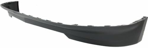 Front Bumper Molding With Tow Hook Holes + Lower Valance Air Deflector Textured Direct Replacement Compatible With 2015-2020 Chevrolet Suburban/Tahoe GM1044136 GM1095201 22936501