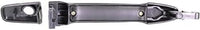 Front Exterior Door Handle + Cover Primed Plastic with Keyhole Left Driver Side Direct Replacement Compatible with 2008-2017 Mitsubishi Lancer FDH010237 5716A013XA 5716A015XA