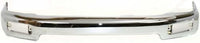 Front Bumper Chrome Steel + Lower Valance Panel Primed + Extension Fillers + Signal Lights Right & Left Side Direct Replacement Compatible With 1996-1998 Toyota 4Runner TO1002162