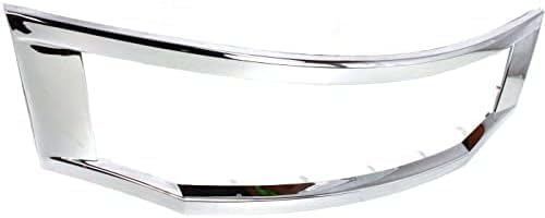 Front Grille Molding Chrome Direct Replacement Compatible With 2008-2010 Honda Accord HO1202104 71126TA5A00