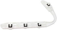 Set Of 2 Rear Bumper Bracket Plastic Left Driver & Right Passenger Side Direct Replacement Compatible With 2008-2013 Nissan Rogue / 2014-2015 Rogue Select NI1143106 NI1142106