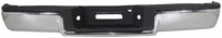 Step Bumper Assembly Chrome Steel Without Rear Object Sensor Holes Direct Replacement Compatible With 2004-2006 Ford F-150 FO1103117
