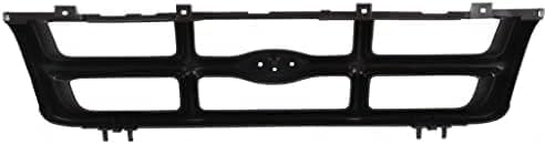 Front Grille Painted Silver Shall And Insert Without Upper Molding Direct Replacement Compatible With 1993-1994 Ford Ranger FO1200313