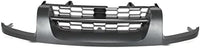 Front Grille Gray Shell And Insert Plastic Direct Replacement Compatible With 2002-2004 Nissan Xterra NI1200198 623107Z800