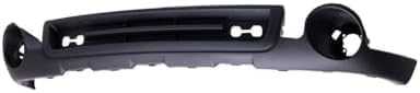 Front Bumper Lower Valance Air Deflector Textured + Fog Lamps Assembly Left Driver & Right Passenger Side Direct Replacement Compatible With 2007-2013 GMC Sierra 1500 GM1015100