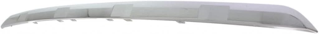 Rear Bumper Cover Molding Chrome Plastic Direct Replacement Compatible with 2013-2016 Nissan Pathfinder NI1144104 850723KA0A