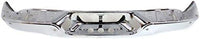 Rear Step Bumper Face Bar Chrome Steel Direct Replacement Compatible With 2007-2013 Toyota Tundra TO1102245 521510C090
