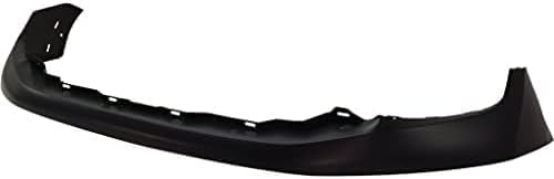 Front Bumper Upper Cover Primed Plastic Direct Replacement Compatible With 2017-2019 Nissan Titan NI1014105 62025EZ60H
