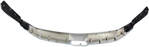 Front Grille Molding Chrome Plastic Direct Replacement Compatible With 2016-2017 Honda Accord HO1210148 71180T2FA51