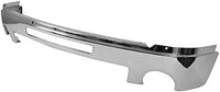 Front Bumper Chrome Steel With Air Hole Direct Replacement Compatible With 2007-2013 GMC Sierra 1500 2500/2007-2010 3500 HD GM1002834 15902856