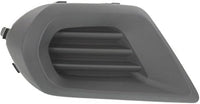 Set Of 2 Front Fog Light Cover Textured Plastic Left Driver & Right Passenger Side Direct Replacement Compatible With 2014-2016 Subaru Forester SU1038104 SU1039104