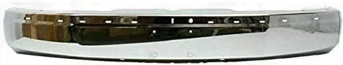 Front Bumper Steel + Upper Cover Textured + Bracket Right & Left Side Direct Replacement Compatible With 2003-2023 Chevrolet Express & GMC Savana 2500 3500/2003-2014 1500 GM1000693