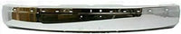 Front Bumper Steel + Upper Cover Textured + Bracket Right & Left Side Direct Replacement Compatible With 2003-2023 Chevrolet Express & GMC Savana 2500 3500/2003-2014 1500 GM1000693