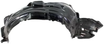 Set Of 2 Front Fender Liner Plastic Left Driver & Right Passenger Side Direct Replacement Compatible With 2006-2007 Lexus GS430 LX1251113 LX1250113 5380530090 5380630090