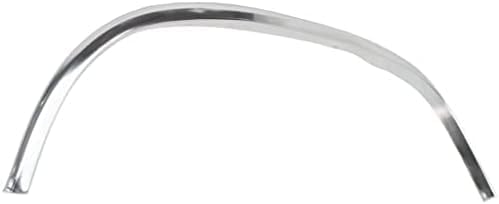 Set Of 2 Front Fender Molding Trim Chrome Right Passenger & Left Driver Side Direct Replacement Compatible With 1988-2000 Chevrolet/GMC C/K Series Full Size GM1291108 GM1290108