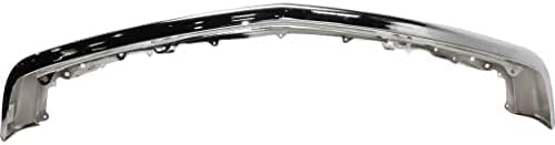 Front Bumper Face Bar Chrome With Air Intake Holes Without Impact Strip And Pad Holes Direct Replacement Compatible With 1988-2002 Chevrolet & GMC C/K Series GM1002176 15680830
