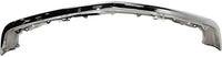 Front Bumper Face Bar Chrome With Air Intake Holes Without Impact Strip And Pad Holes Direct Replacement Compatible With 1988-2002 Chevrolet & GMC C/K Series GM1002176 15680830