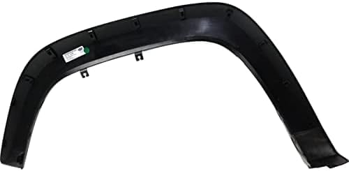 Set of 2 Front Fender Flare Textured Plastic Left Driver & Right Passenger Side Direct Replacement Compatible with 2016-2023 Toyota Tacoma TO1291109 TO1290109 7587104060 7587204060
