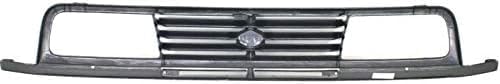 Front Grille Primed Shell And Insert Plastic Direct Replacement Compatible With 1989-1995 Suzuki Sidekick SZ1200104 7211160A30