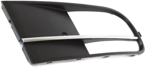 Set Of 2 Front Fog Light Molding Primed With Chrome Insert Right Passenger & Left Driver Side Direct Replacement Compatible With 2012-2019 Volkswagen Beetle VW1039117 VW1038117