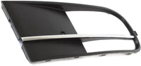 Set Of 2 Front Fog Light Molding Primed With Chrome Insert Right Passenger & Left Driver Side Direct Replacement Compatible With 2012-2019 Volkswagen Beetle VW1039117 VW1038117