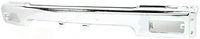 Front Bumper Face Bar Chrome Steel Direct Replacement Compatible With 1989-1991 Toyota Pickup TO1002109 5210189114