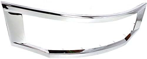 Front Grille Molding Chrome Direct Replacement Compatible With 2008-2010 Honda Accord HO1202104 71126TA5A00