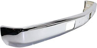Front Bumper Face Bar Chrome With Air Intake Holes Without Impact Strip And Pad Holes Direct Replacement Compatible With 1988-2002 Chevrolet & GMC C/K Series GM1002176 15680830