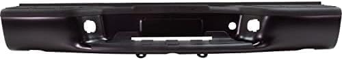 Step Bumper Face Bar & Pad Without Mounting Bracket Primed Direct Replacement Compatible With 1998-2005 GMC Jimmy GM1101107 GM1100107