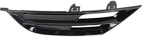 Set Of 2 Front Bumper Grille Textured Right Passenger & Left Driver Side Direct Replacement Compatible With 2015-2017 Chrysler 200 CH1038160 CH1039160 68203015AC 68203014AC