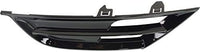 Set Of 2 Front Bumper Grille Textured Right Passenger & Left Driver Side Direct Replacement Compatible With 2015-2017 Chrysler 200 CH1038160 CH1039160 68203015AC 68203014AC