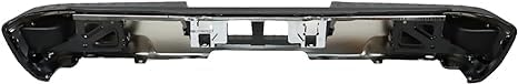 Rear Bumper Assembly Chrome Steel With Sensor Holes & Corner Hole Direct Replacement Compatible With 2014-2018 Chevrolet Silverado/GMC Sierra 1500 Pickup GM1103175 GM1103179