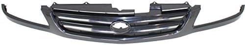 Front Grille Assembly Textured Shell And Insert Plastic Direct Replacement Compatible With 2001-2003 Toyota Sienna TO1200239 5310008030J0