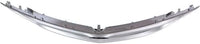Front Grille Chrome Shell With Primed Insert Plastic Direct Replacement Compatible With 2013-2015 Acura ILX AC1200117 71121TX6A11-PFM