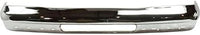 Front Bumper Chrome Steel Direct Replacement Compatible With 1992-2007 Ford E-Series FO1002348 4C2Z17757DA