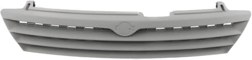 Front Grille Textured Gray Shell And Insert Plastic Direct Replacement Compatible With 1995-1997 Nissan Altima NI1200168 623104E825