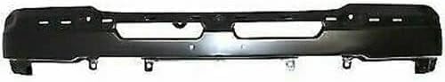 Front Bumper Primed Steel + Upper Cover + Lower Valance Textured + Bracket Set Left & Right Side Direct Replacement Compatible With 2003-2006 Chevrolet Silverado 2500HD 3500