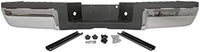 Rear Bumper Face Bar With Mounting Bracket And Pad Provision Chrome Direct Replacement Compatible With 2008-2016 Ford F-Super Duty FO1103148 9C3Z17906B