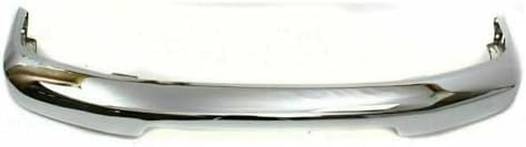 Front Bumper Chrome Steel Direct Replacement Compatible With 1998-2000 Nissan Frontier Pickup NI1002132 620149Z220
