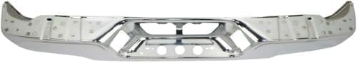 Rear Step Bumper Face Bar Chrome Steel Direct Replacement Compatible With 2007-2013 Toyota Tundra TO1102244 521510C060