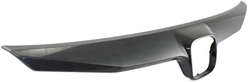 AUTOS PARTS PLUS Front Upper Grille Molding Textured Direct Replacement Compatible with 2009-2011 Honda Civic HO1210128 71122SVJA50ZA