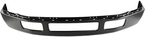 Front Bumper Primed Steel Without Fender Flare Holes Direct Replacement Compatible With 2005-2007 Ford-F-Series Super Duty FO1002393 5C3Z17757CAA