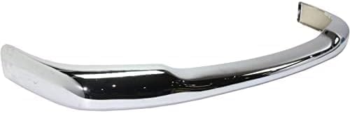 Front Bumper Face Bar Chrome Steel Direct Replacement Compatible With 1997-2004 Dodge Dakota 55255844AB-PFM