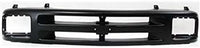 Front Grille Frame Primed With Sealed Beam Type Headlight Holes & Emblem Direct Replacement Compatible With 1995-1997 Chevrolet Blazer / 1994-1997 S10 Pickup GM1200225 12471807