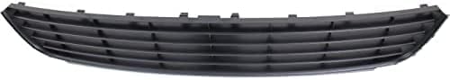 Front Bumper Grille Textured Plastic Direct Replacement Compatible With 2010-2014 Volkswagen Jetta/Golf VW1036139 1K9853677A9B9