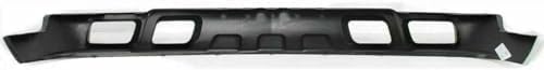Front Bumper Upper Cover Textured + Lower Valance With Fog Light Holes Direct Replacement Compatible With 2003-2006 Chevrolet Silverado 1500 GM1092173 GM1051110 10397999 15139805