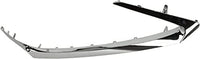 Front Bumper Grille Molding Chrome Plastic Direct Replacement Compatible With 2016-2017 Lexus CT200h LX1216105 5312276020